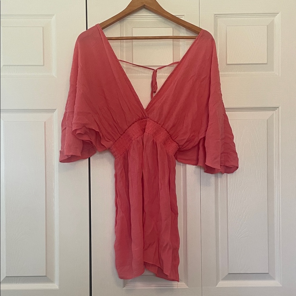 Elegant Coral Women's Top